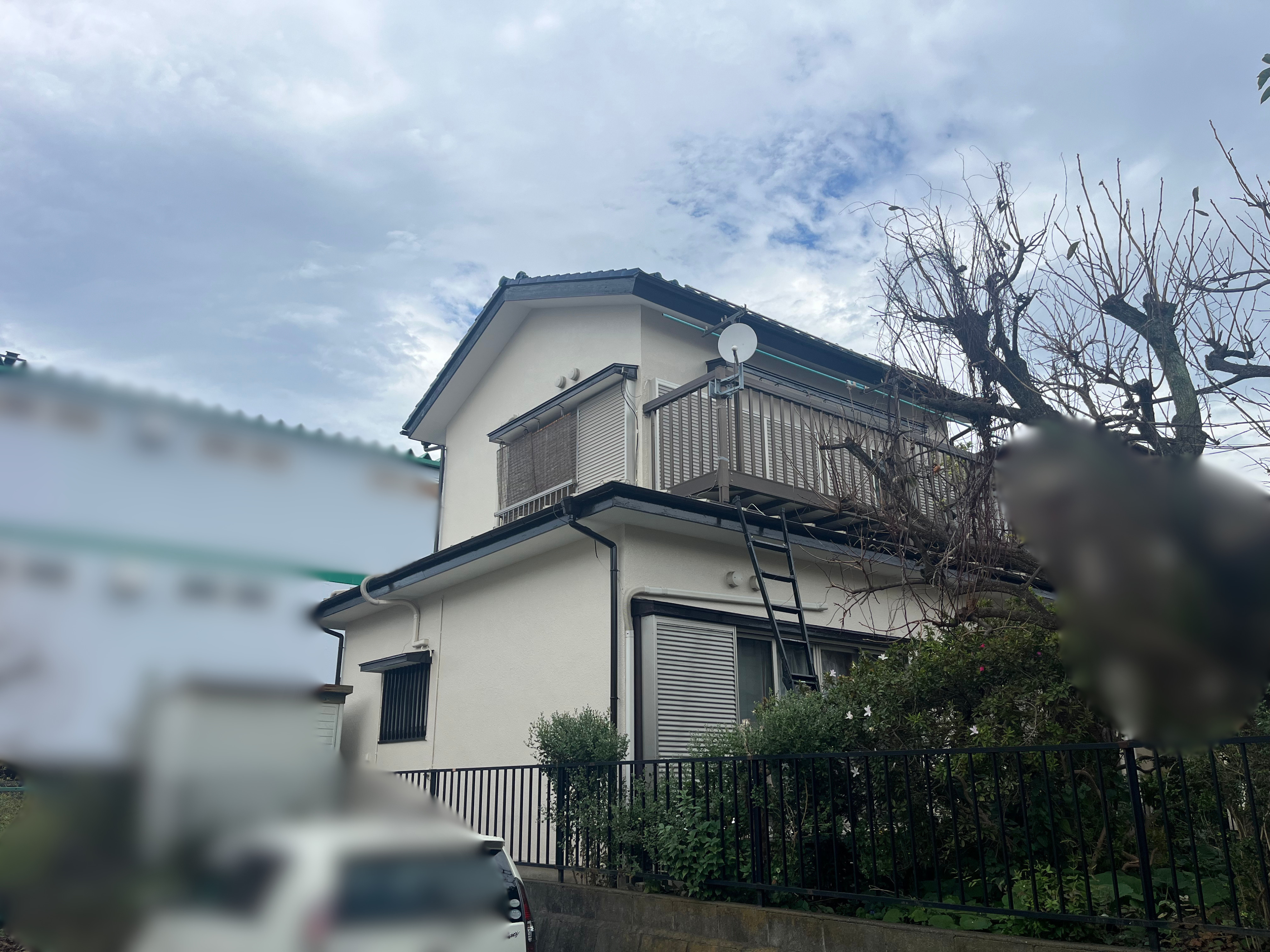 綾瀬市S様邸の定期点検 外壁塗装 施工直後の様子